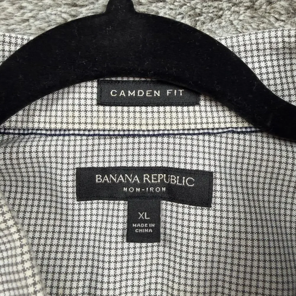 Banana Republic Camden Fit Men's Long Sleeve Button Up XL